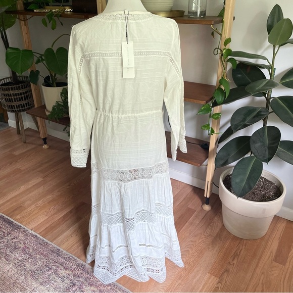 Veronica Beard White Midi Dress - Picture 7 of 11